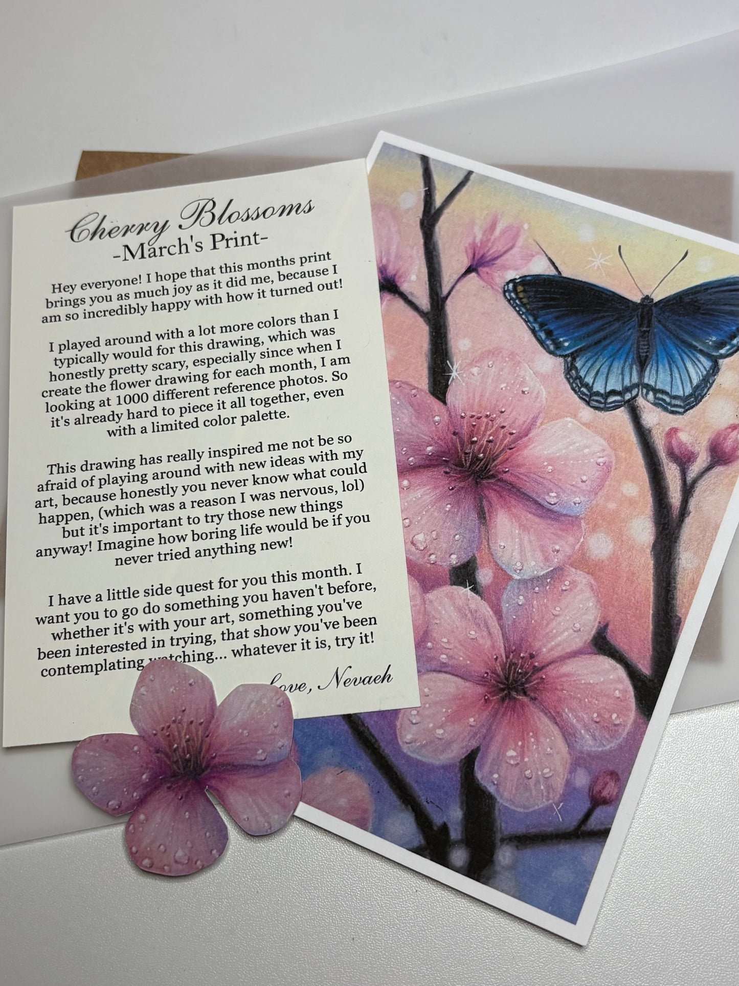 “Cherry Blossoms” March - fine art print
