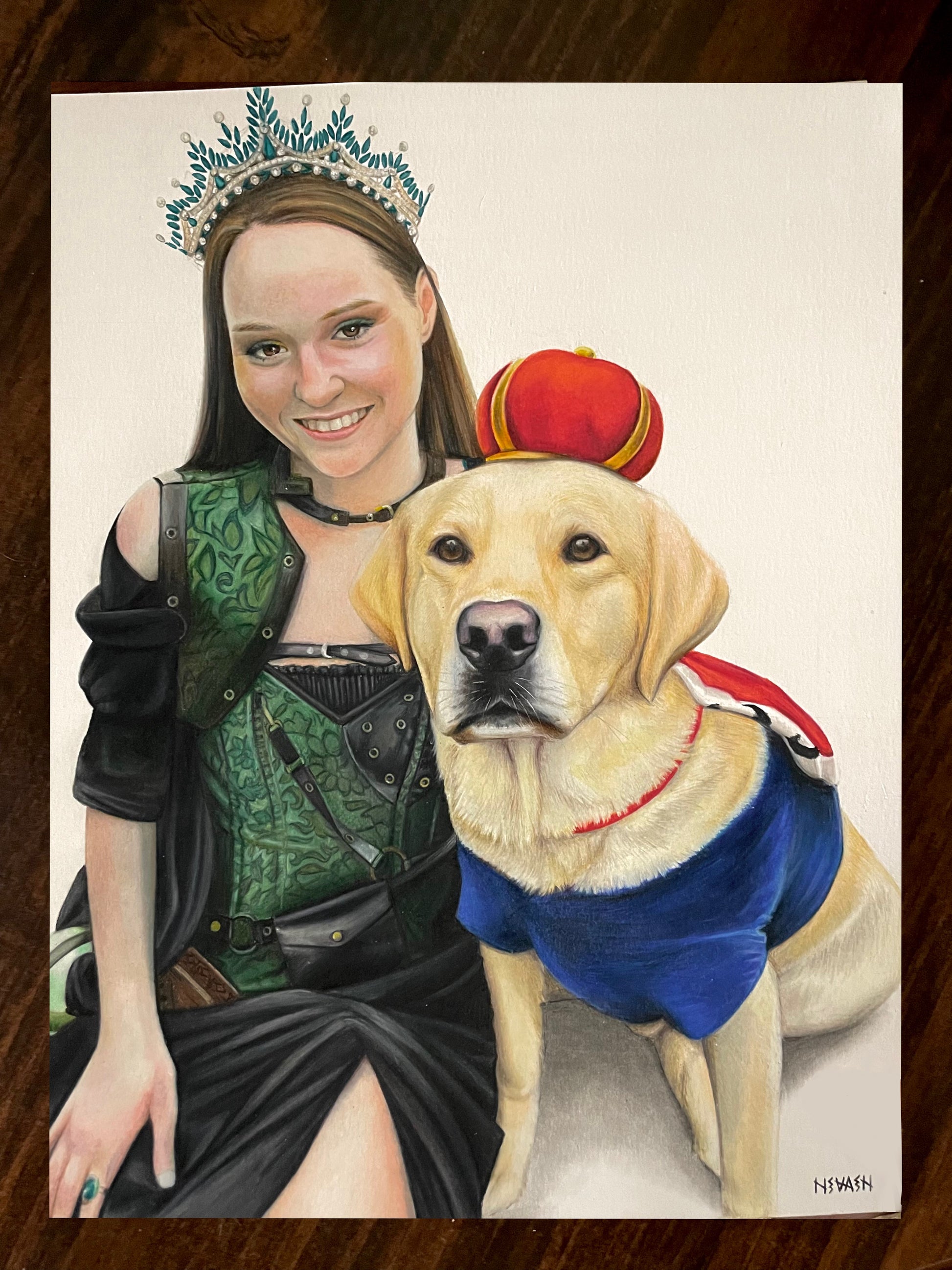 Custom Colored Pencil Portrait – People/Pets | November Holiday Waitlist