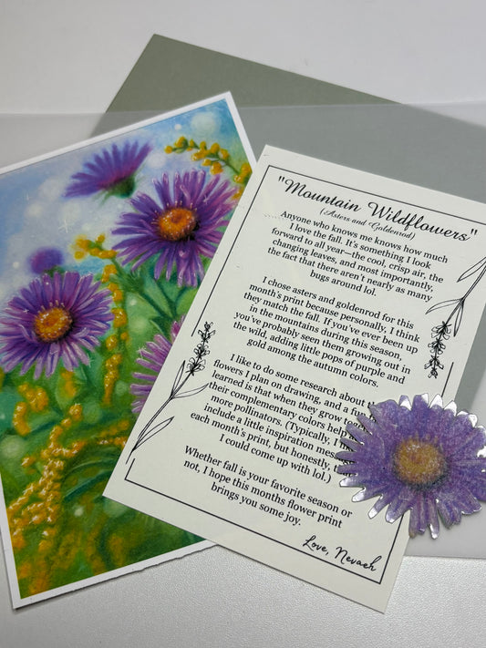 “Wildflower” September - fine art print