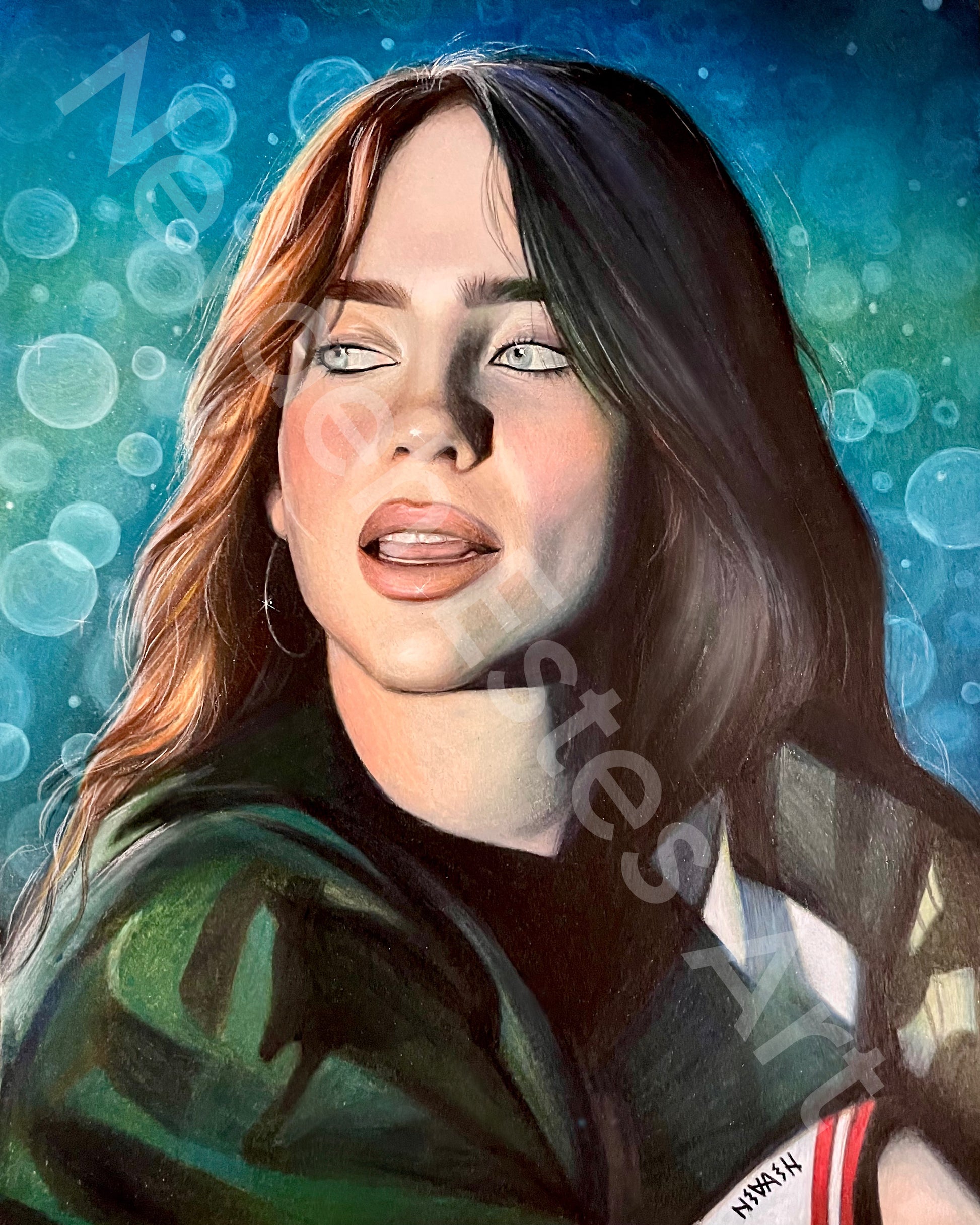 “Billie” 9x12 inch Art Print