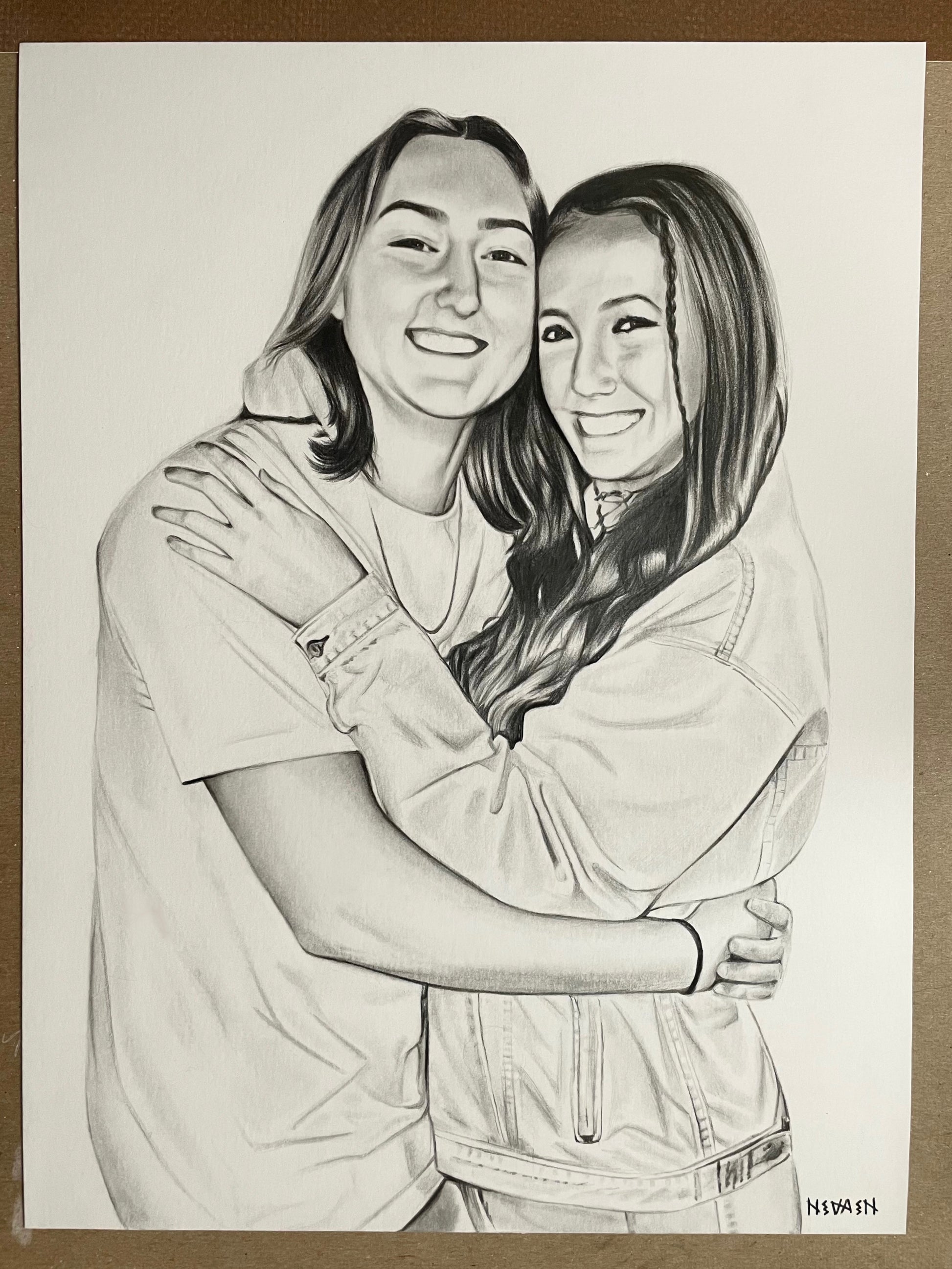 Final 50% Deposit — 11x14 inch Drawing