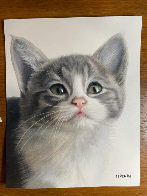 Custom Colored Pencil Portrait – People/Pets | October through November Holiday Waitlist
